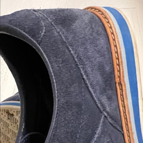 New Balance Dark Blue Suede Oxfords